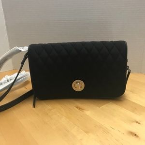 Vera Bradley Turnlock Crossbody bag, Black